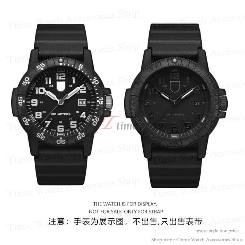 สายนาฬิกาข้อมือ ซิลิโคน ซิลิกาเจล กันน้ํา 21 มม. อุปกรณ์เสริม สําหรับ Luminox 0200 3901 7050 3001 รูปที่ 8