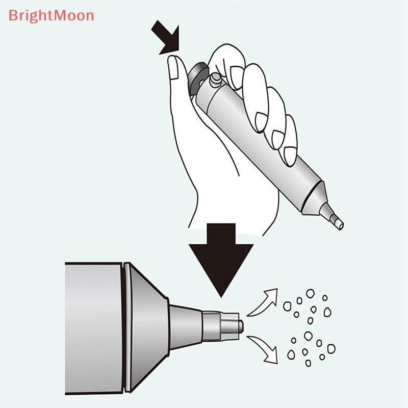 BrightMoon Solder Sucker Clog Desoldering ปั๊มสําหรับ Solder ถอดเปลี่ยนความร้อน Resistan ซิลิโคนดูดหัวฉีด รูปที่ 4