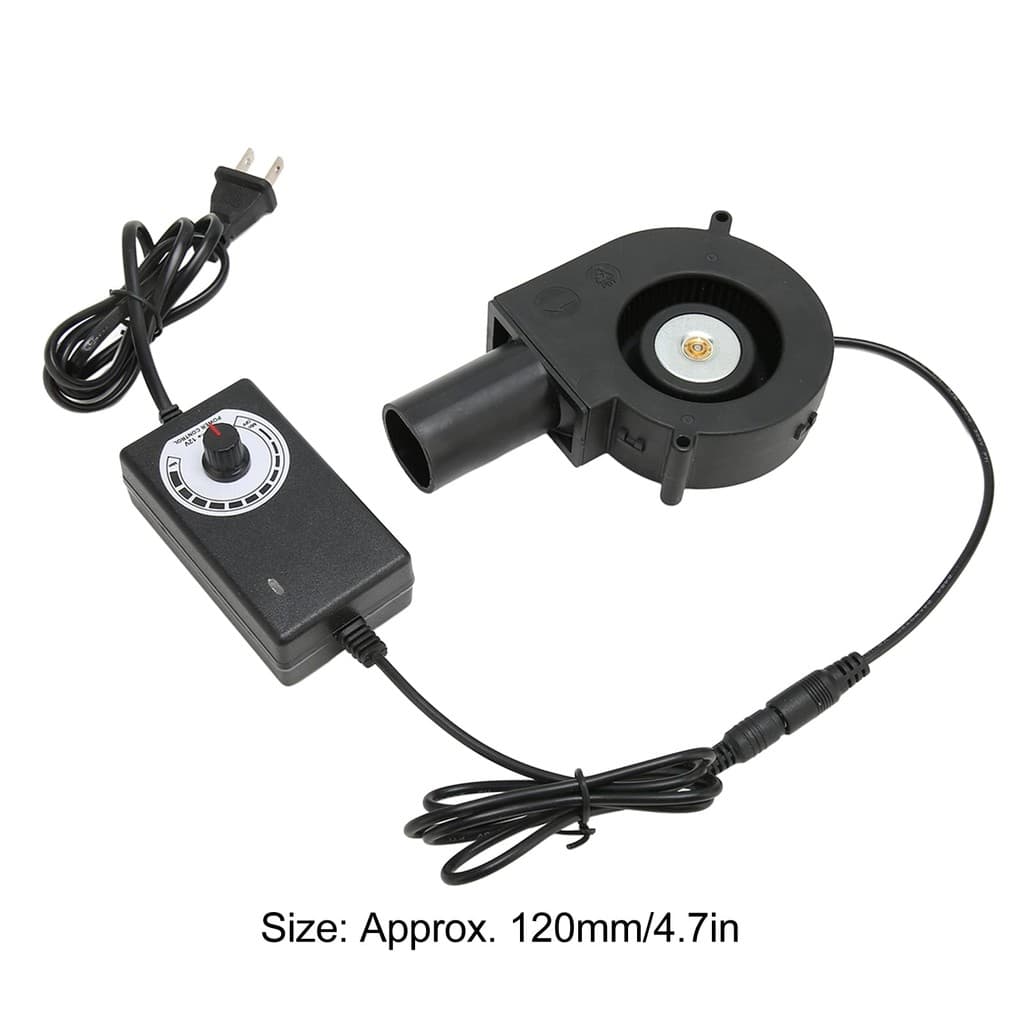 monqiqi พัดลมหอยโข่ง 12V DC ปรับได้ เทอร์โบ ลมแรง พัดลมระบายอากาศ พัดลมเทอร์โบ พัดลมก้นหอย พัดลมเป่าเตา เครื่องเป่าลม รูปที่ 6