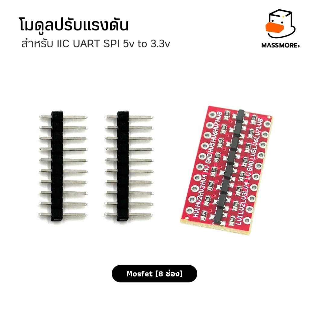 Logic Level Converter TXS0108E Mosfet TTL Bi-Directional โมดูลปรับแรงดัน I2c UART SPI รูปที่ 8