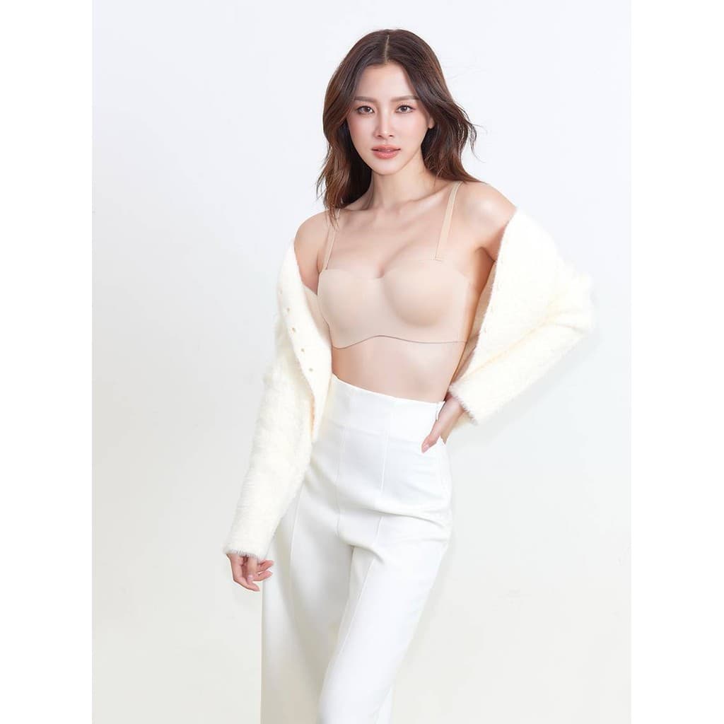 Sabina Soft Doomm Level 3 เสื้อชั้นใน มีโครง รหัส NBH24003C3 - สีเนื้อเข้ม รูปที่ 5