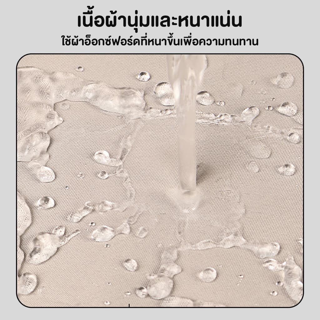 เสื้อกันฝนมอเตอร์ไซค์ หมวกกันฝน ยาวและหนาขึ้น สวมใส่สบายและระบายอากาศได้ดี เสื้อกันฝน ผู้ใหญ่ รูปที่ 5