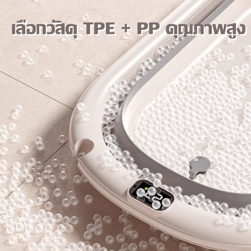 อ่างอาบน้ำเด็ก อ่างอาบน้ำเด็กพับเก็บได้ กะละมังอาบน้ำเด็ก อ่างอาบน้ำกันลื่น เด็กสามารถนั่งในอ่างอาบน้ำ เด็กทารก รูปที่ 5