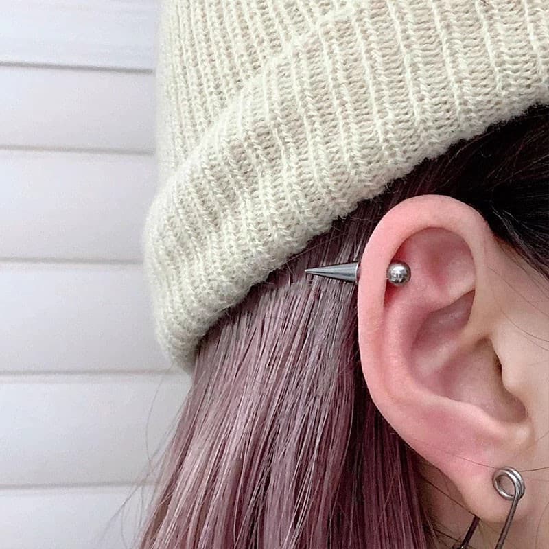 ต่างหู Earbone Bowknot Drop แบบลําลองคริสตัล สําหรับผู้หญิง รูปที่ 3