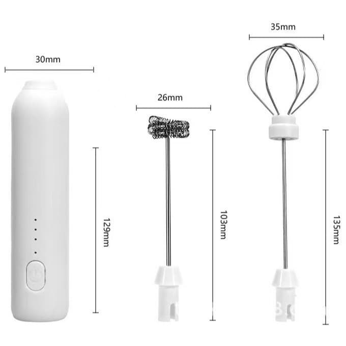 เครื่องตีฟองนม ใช้ไฟฟ้า เครื่องตีโฟมนม ที่ตีฟองนม ใช้ได้ไม่จำกัด พกพาสะดวก USB สินค้า รูปที่ 9