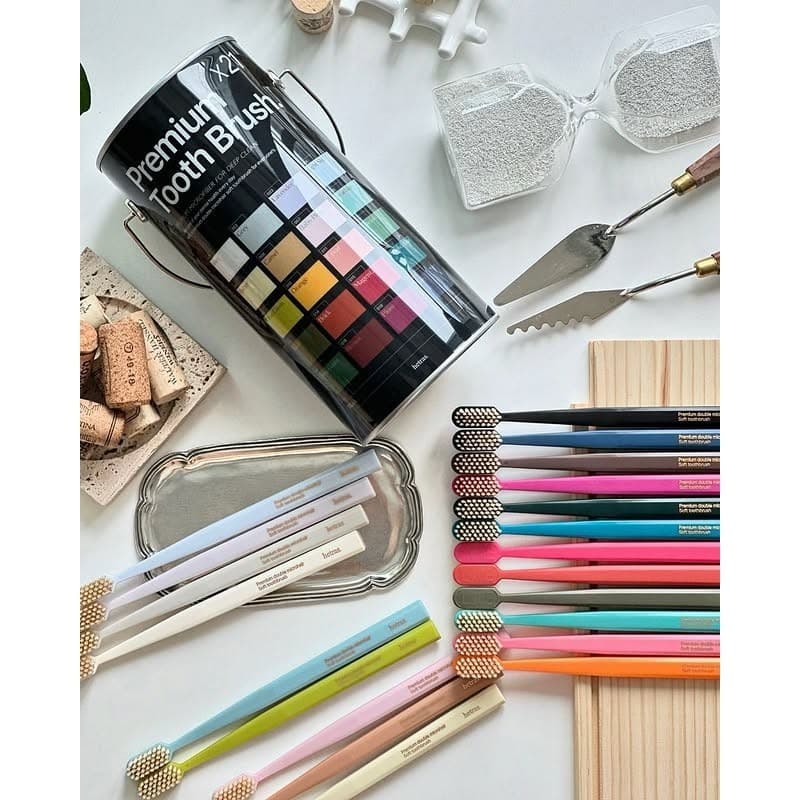 ถูกที่สุด ของแท้ HETRAS PREMIUM SCALING TOOTHBRUSH แบบยกกล่อง 21 ด้าม รูปที่ 8