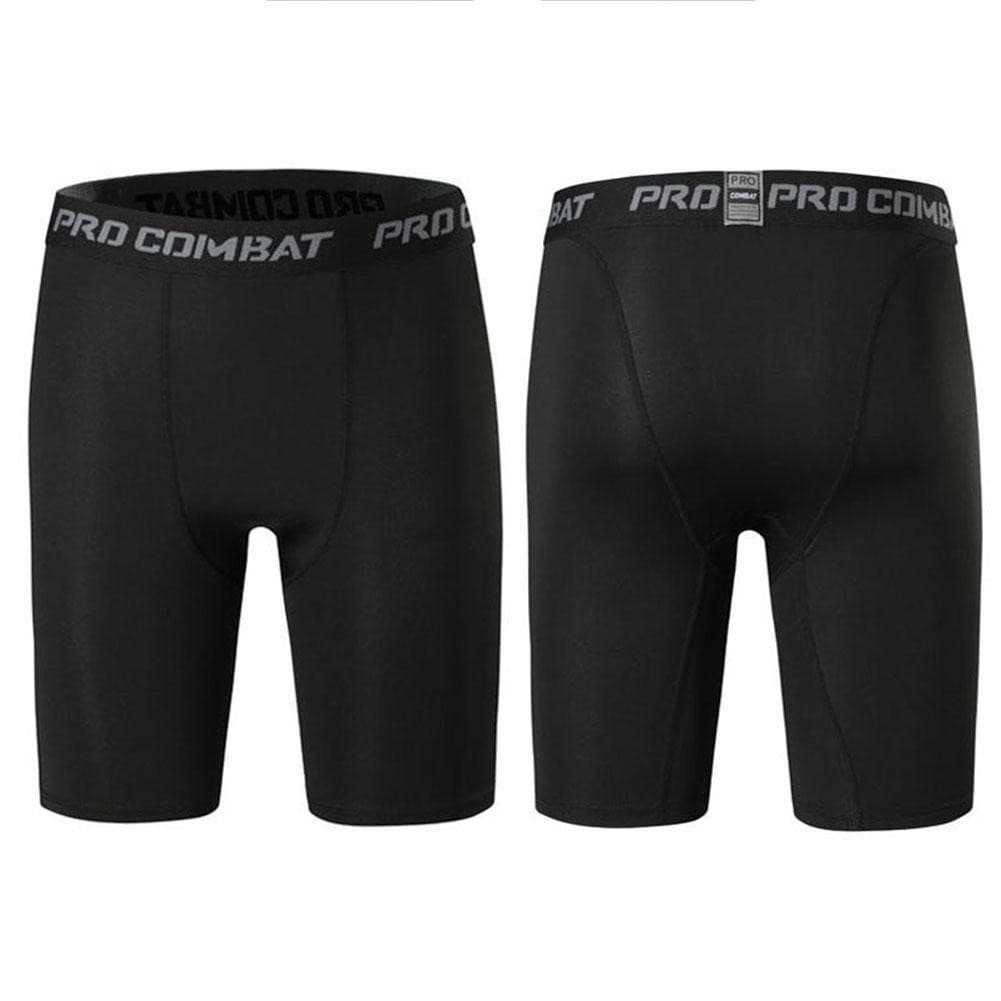 กางเกงรัดกล้ามเนื้อขาสั้น Pro combat เนื้อผ้าไนลอน ระบายอากาศดี รูปที่ 4