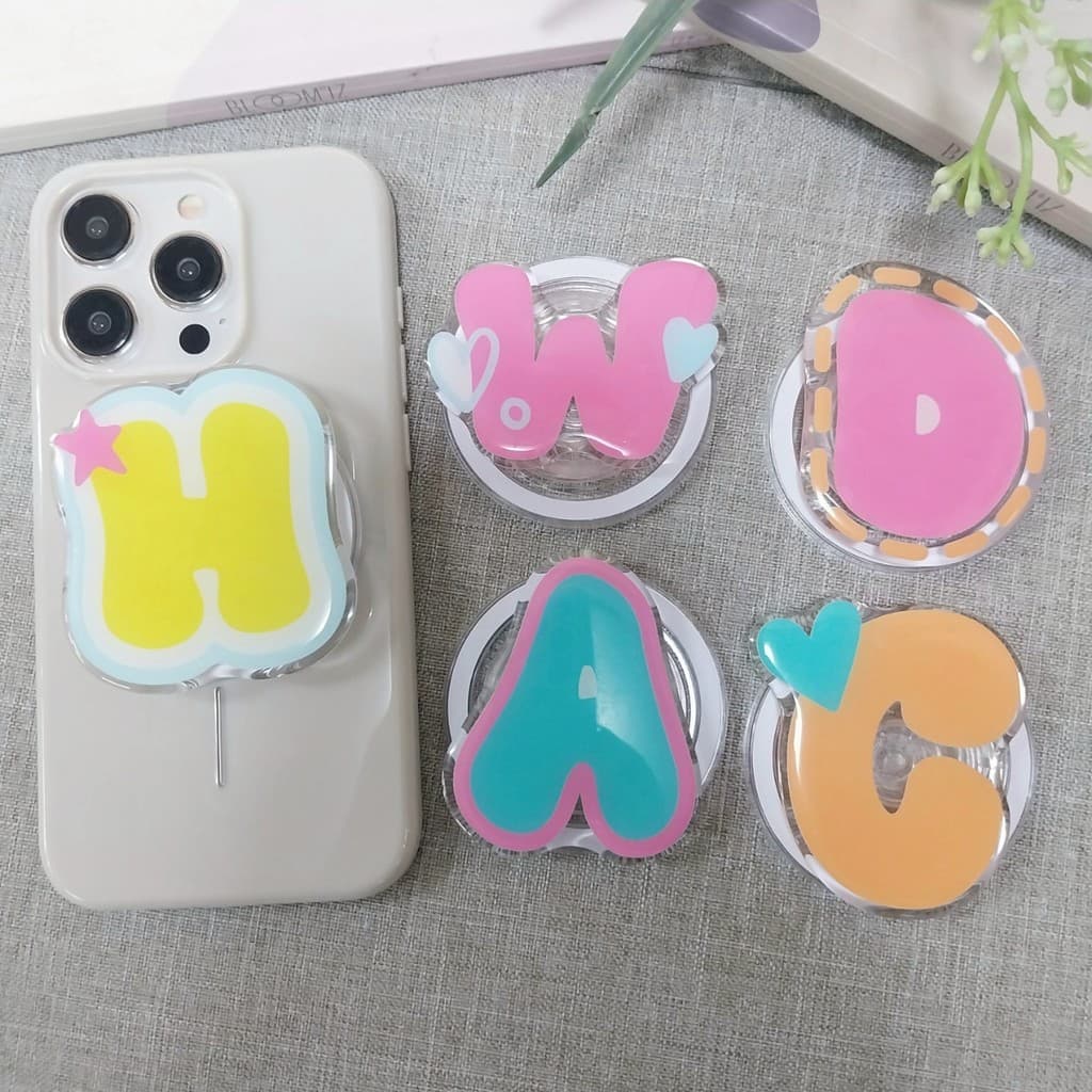 Griptok ฐานแม่เหล็ก ตัวอักษร A-Z ฐานแม่เหล็ก ติดกับเคสแม่เหล็ก ที่ติดโทรศัพท์ ของขวัญ ของแจก ของปัจฉิม ของชำร่วย ปีใหม่ รูปที่ 1
