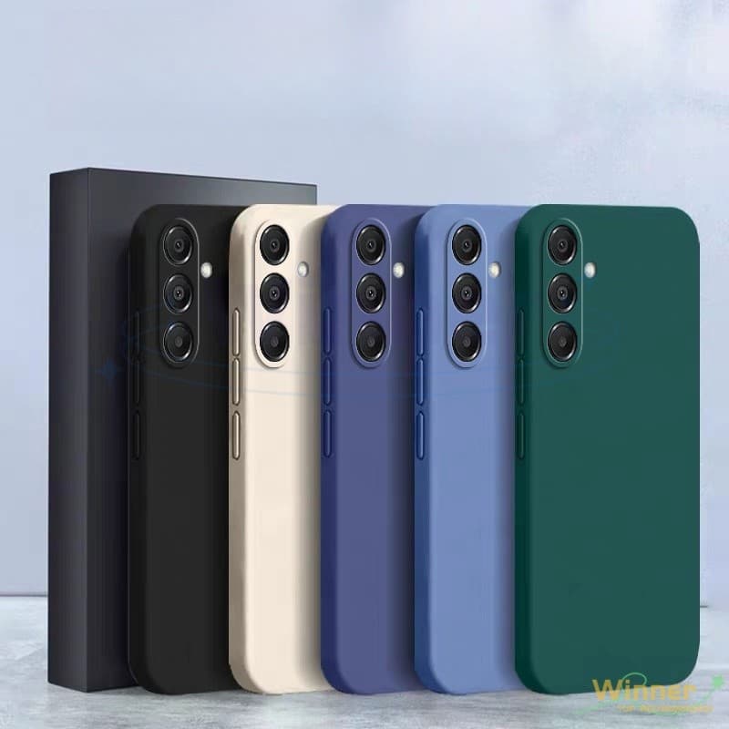 เคส Samsung A17 A16 A15 A14 A13 A12 A11 C Macaron สีซิลิโคนเหลวโทรศัพท์มือถือ drop รูปที่ 1