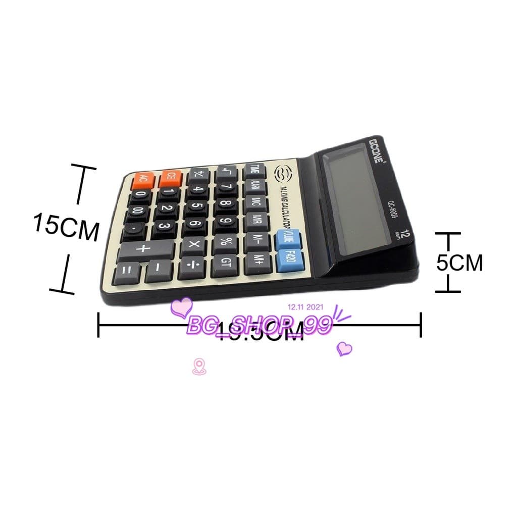 เครื่องคิดเลขพูดไทย12หลัก รุ่น QC-6000 รูปที่ 6