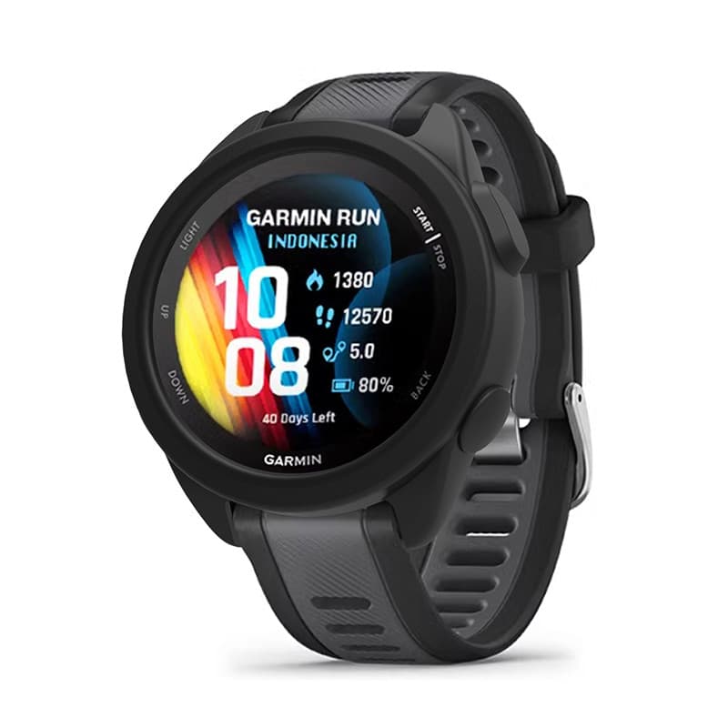 เคสซิลิโคนนุ่มเปลือกน้ําหนักเบาสําหรับ Garmin Forerunner 165 รูปที่ 5