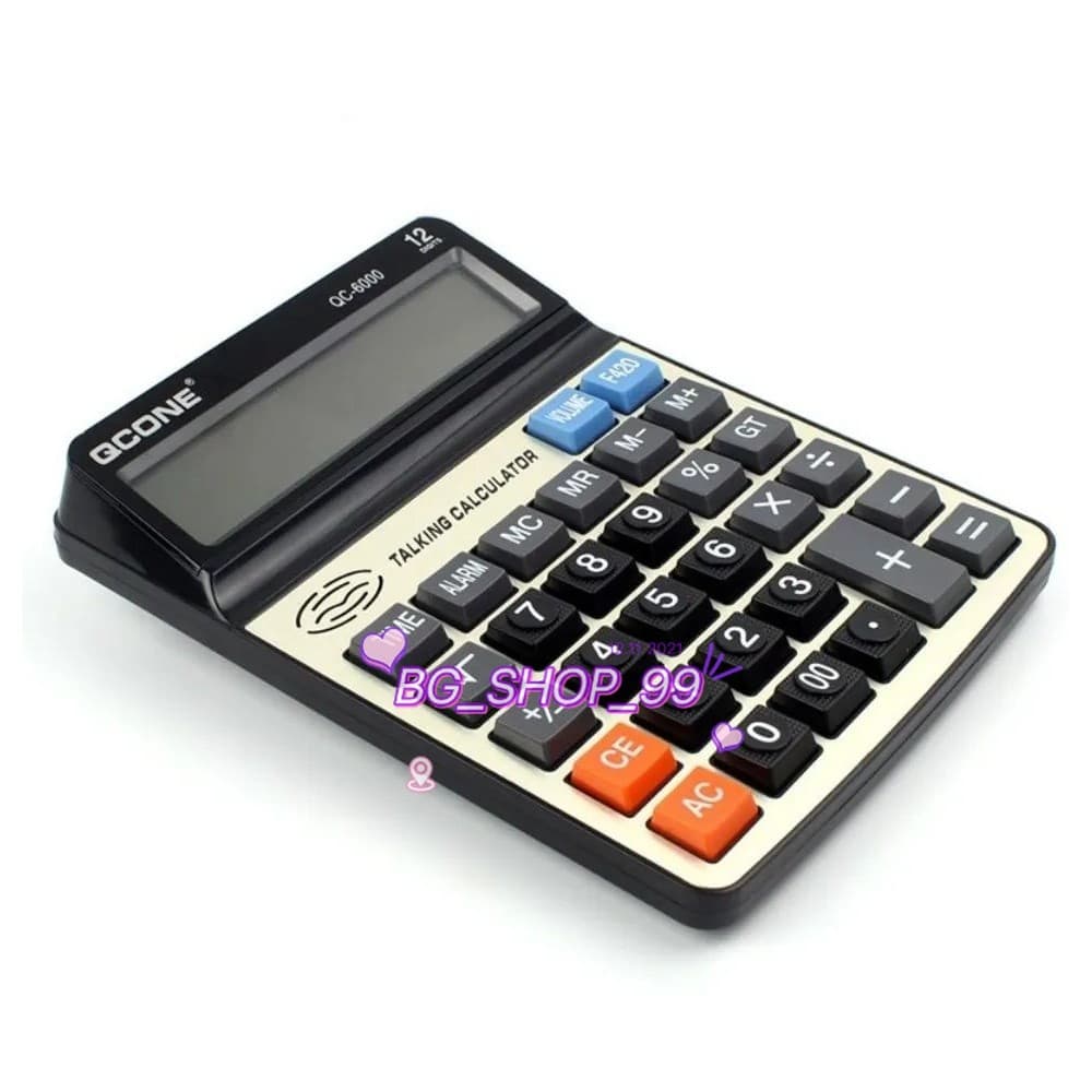เครื่องคิดเลขพูดไทย12หลัก รุ่น QC-6000 รูปที่ 4