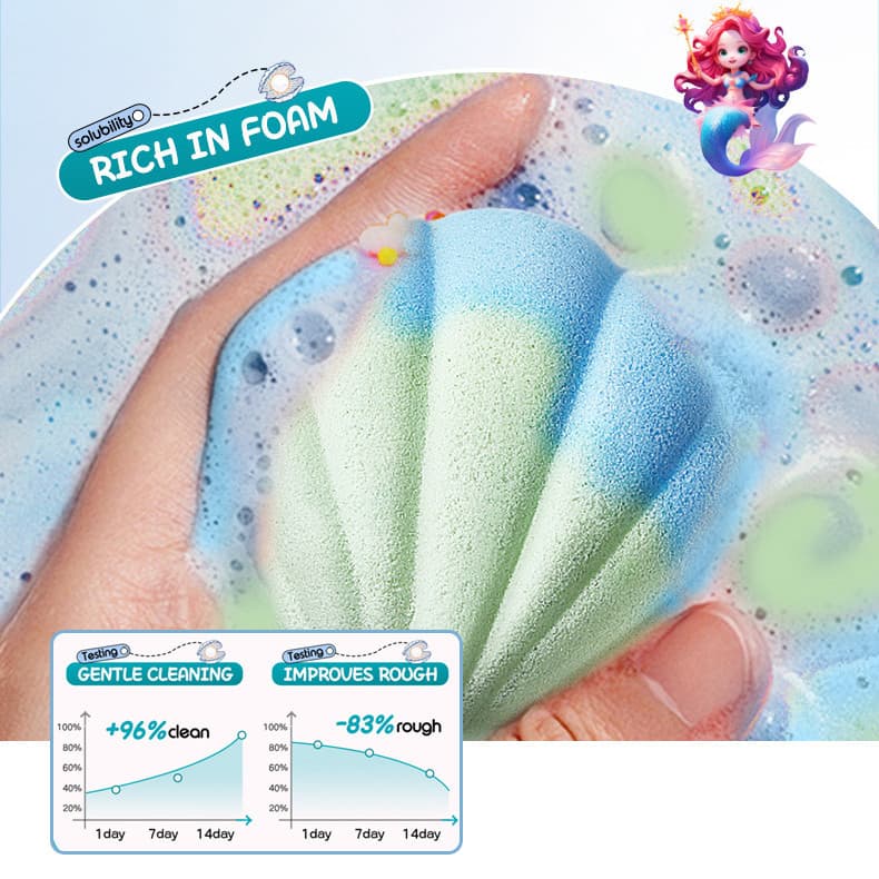 Bubble Bath Bomb ในอ่างอาบน้ำหอมๆ ติดตัวพกพาไปโรงแรม บับเบิ้ลบาธ บาสบอม ฟองเยอะ ขัดขี้ไคล อุปกรณ์อาบน้ำ ใช้ดี ใช้ง่าย รูปที่ 6