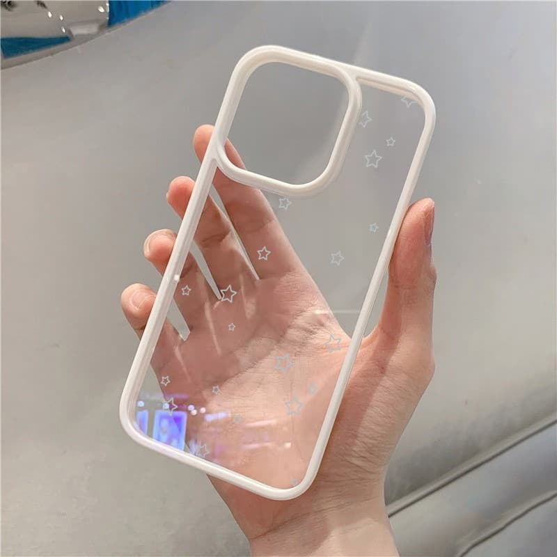 SAMSUNG สําหรับSamsung A15 A05S A55 A06 A26 A36 A56 A35 A54 A16 A12 A52 A34 5G A32 สีสันLittle Starsซิลิโคนใสกันกระแทก รูปที่ 3