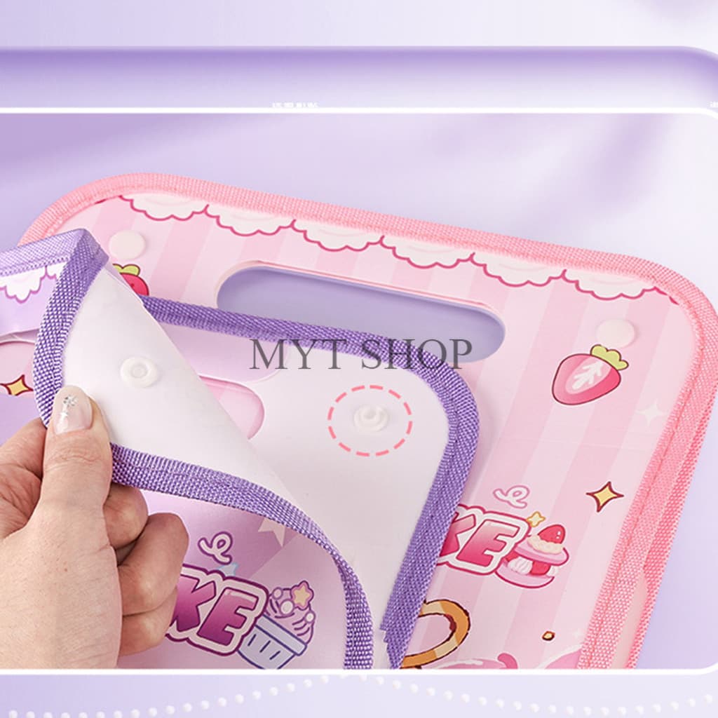 สินค้าลดราคา แฟ้มกระเป๋า 13 ช่อง ขนาดกระดาษA4 ฟรีสติกเกอร์อินเด็กซ์ สําหรับใส่จัดเก็บเอกสาร อุปกรณ์การเรียน รูปที่ 8