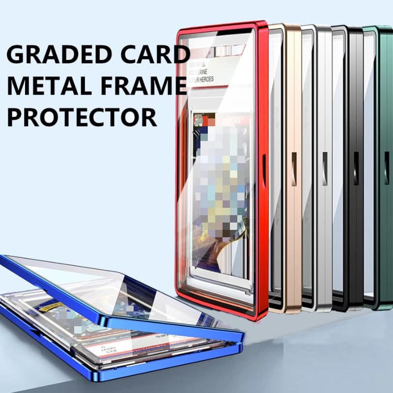 (คลังสินค้าพร้อม) PSA/CGC Graded Cards Protector เคสแม่เหล็กอลูมิเนียมสําหรับ PSA Slats กรอบแม่เหล็ก UV Protection Slab Protection