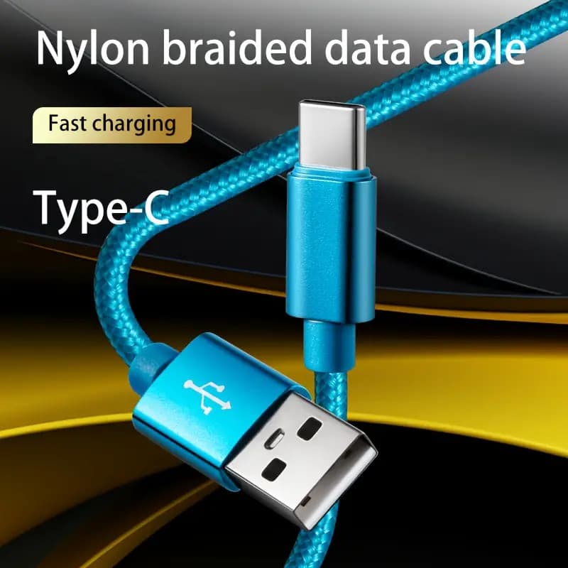 สายเคเบิล USB Type C ยาว 2 ม. สําหรับ Samsung, Redmi, และ OnePlus - การถ่ายโอนข้อมูลความเร็วสูงและการออกแบบที่ทนทาน xelect รูปที่ 6