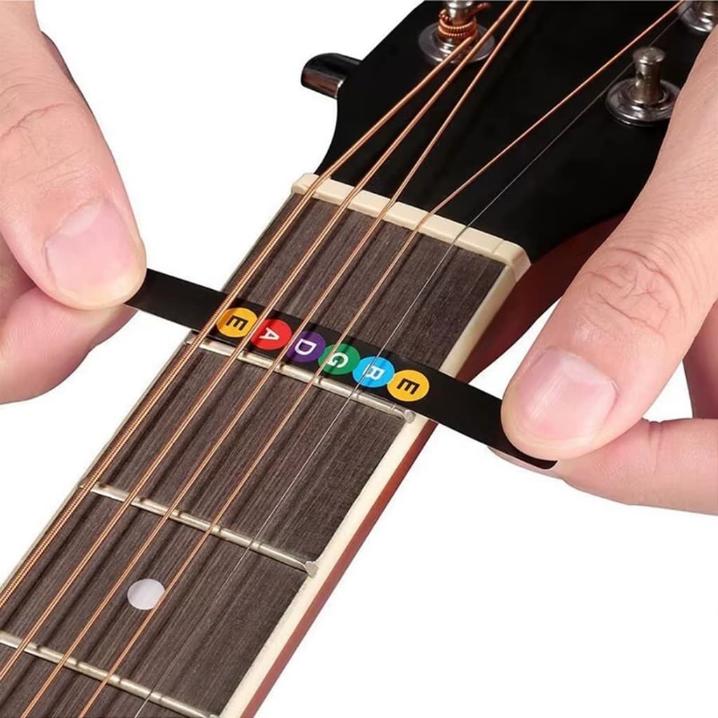 จัดส่งรวดเร็ว สติกเกอร์คอร์ดกีตาร์ไฟฟ้า fretboard guitar sticker สำหรับผู้เริ่มต้น สติ๊กเกอร์โน๊ตสเกลกีตาร์ รูปที่ 9