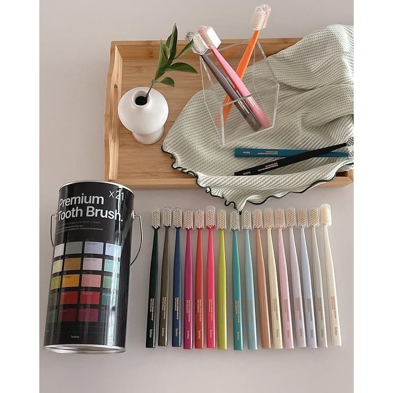 ถูกที่สุด ของแท้ HETRAS PREMIUM SCALING TOOTHBRUSH แบบยกกล่อง 21 ด้าม รูปที่ 5