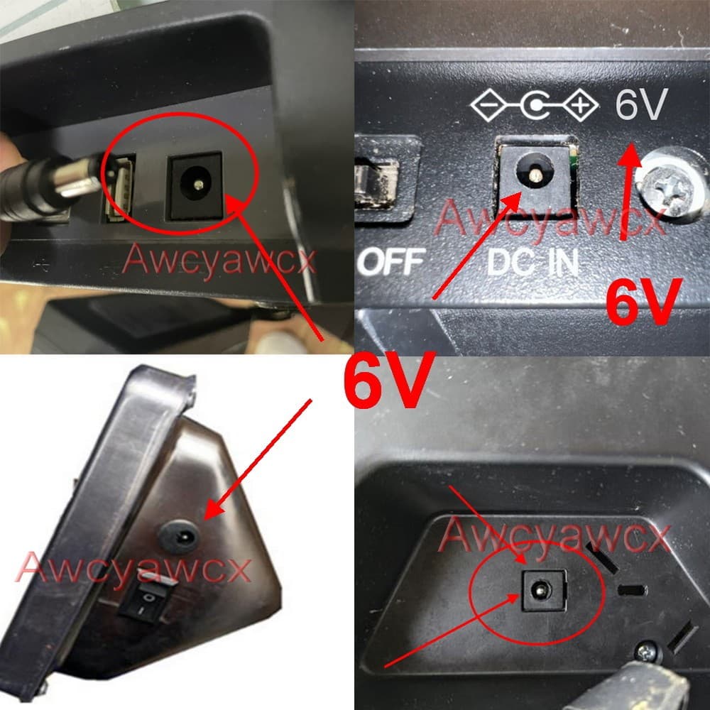 อะแดปเตอร์ชาร์จแบตเตอรี่ 6V 500mA 1000mA 1A 0.5A AC DC SUNFORD General Master Digital สําหรับเครื่องชั่งน้ําหนักดิจิทัลทั่วไป 10 กก. 15 กก. 30 กก. 10KG 15KG 30KG รูปที่ 4
