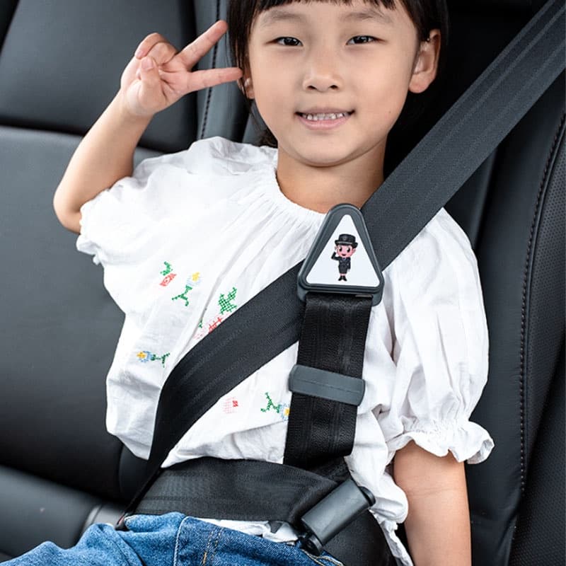 CODที่ปรับเข็มขัดนิรภัย ปลอกหุ้มเข็มขัดนิรภัยเด็ก ปรับได้ สายคล้องไหล่ ทำให้เข็มขัดไม่บาดคอ รูปที่ 9
