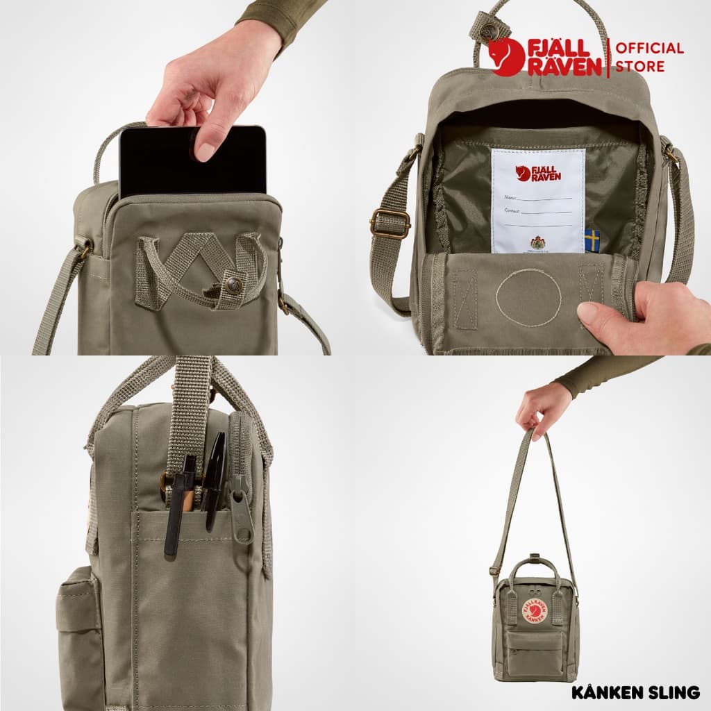 Fjallraven /Kanken Sling /กระเป๋าสะพายข้างใบเล็กแบบ crossbody กระเป๋าสะพายข้าง Crossbody Bag มีช่องแยกใส่มือ รูปที่ 4