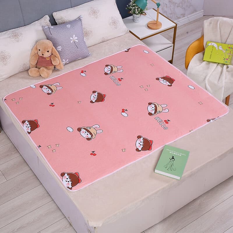 ผ้ารองฉี่3ชั้น ขนาด50cmx70cm สำหรับผู้ใหญ่ ผู้สูงอายุ ผู้ป่วยติดเตียง ผู้หญิงปรำจำเดือน รูปที่ 4
