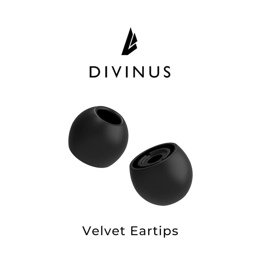 DIVINES กํามะหยี่ซิลิโคน Eartips สําหรับ 3-5 มม.หัวฉีด S/M/L เคล็ดลับหูฟังนําส่วนขยายสูง รูปที่ 3
