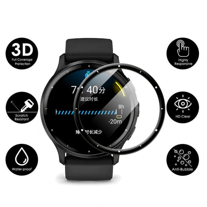 ฟิล์มกันรอยหน้าจอ 3D PMMA Soft film สําหรับ Garmin Venu 4 3 45mm 3s 41mm รูปที่ 6