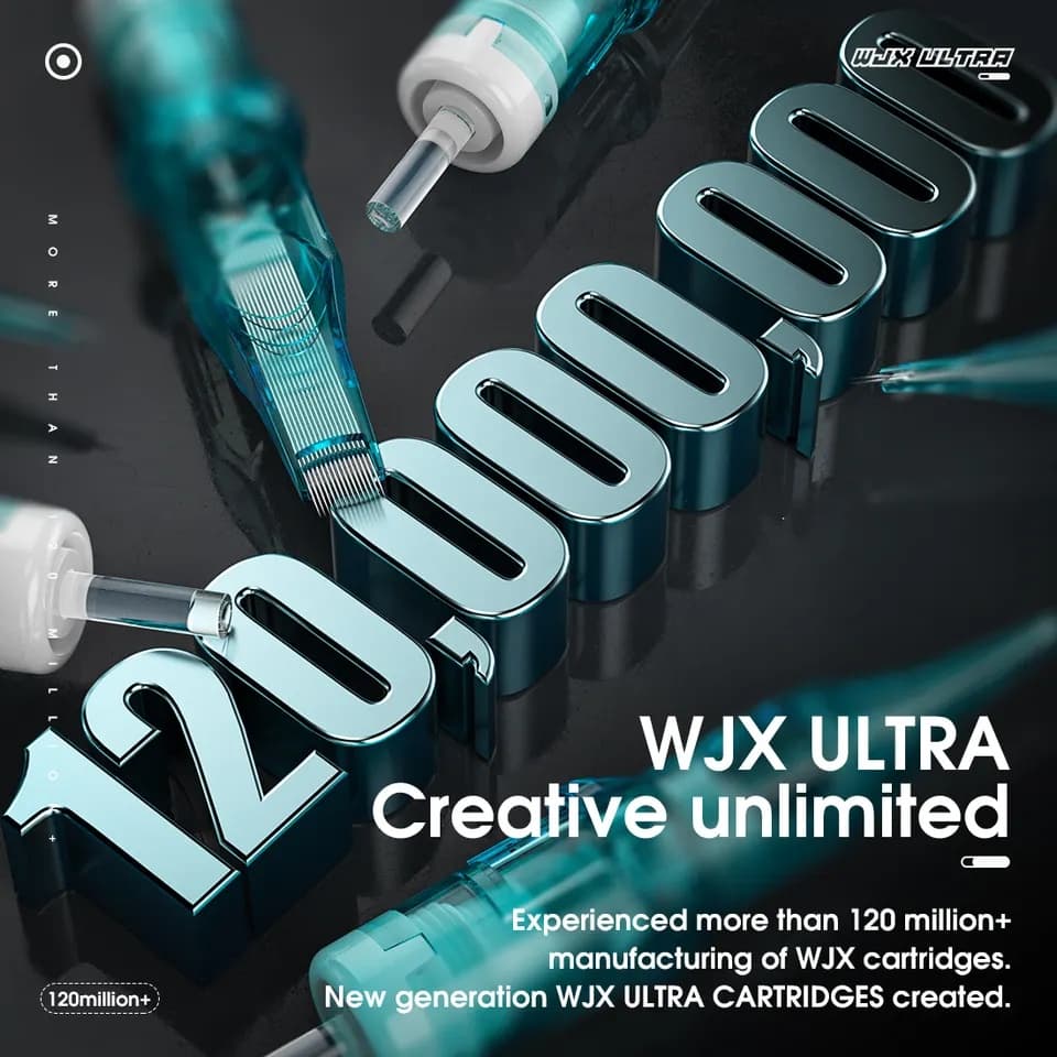 Wjx กล่องสัก 20 เข็ม 0.25 มม. 0.3 มม. rl rs rm ทนทานเป็นพิเศษ รูปที่ 6
