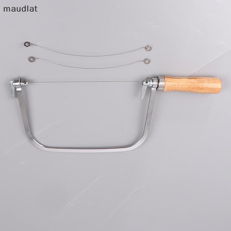 Maud เลื่อยตัดสาย สเตนเลส พร้อมสาย 2 สาย สําหรับสบู่แว็กซ์ Diy EN รูปที่ 9