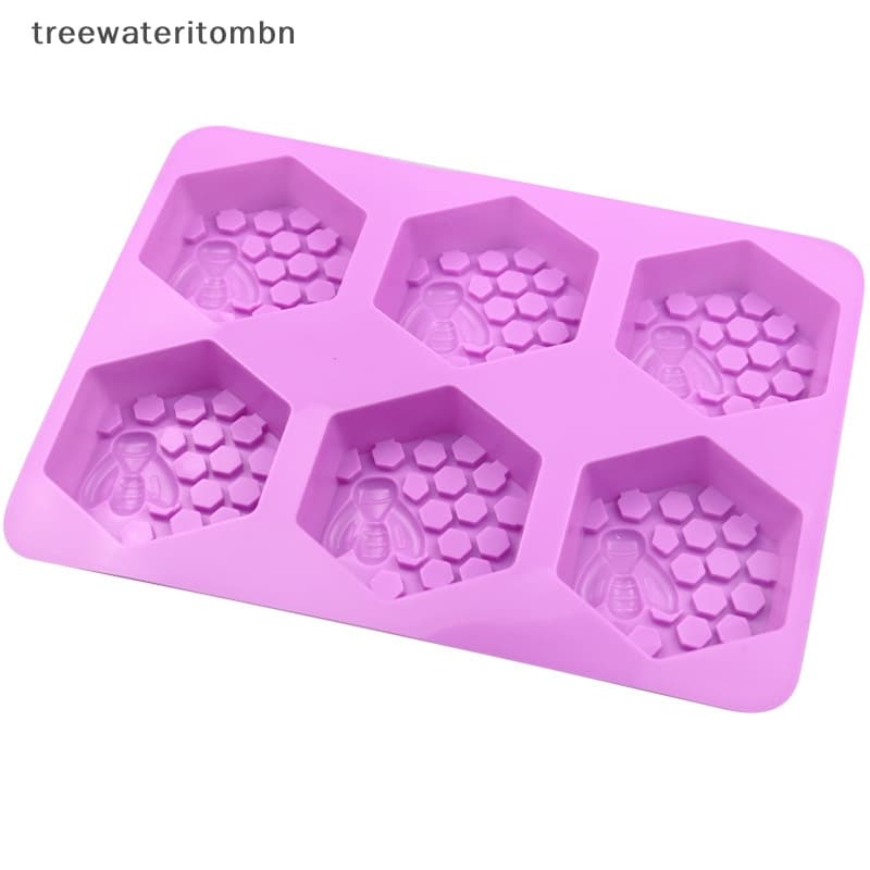 Tt แม่พิมพ์ซิลิโคน รูปผึ้ง 3D สําหรับทําสบู่ เค้ก แฮนด์เมด DIY 6 ชิ้น รูปที่ 3