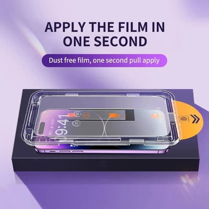 สําหรับ Samsung Galaxy A57 A37 A17 A07 A06 A16 A26 A36 A56 A05 A05S A15 A25 A35 A55 A02 A02S A03 A03S A04 A04S A04E A11 A12 A13 A14 A21S A22 A23 A24 A30 A31 A32 A33 A34 A50 A51 A52 A53 A54 A70 A71 A72 A73 ฟิล์มกระจกนิรภัยกันรอยหน้าจอกันฝุ่นแบบคลิกเดียว รูปที่ 9