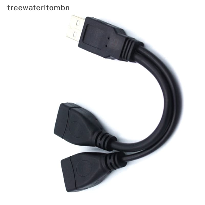 Tt สายเคเบิลแยก USB 2.0 ตัว Y 1 ตัวผู้ เป็น 2 ตัวเมีย สําหรับ PC รถส่งข้อมูล สายชาร์จ mbn รูปที่ 2