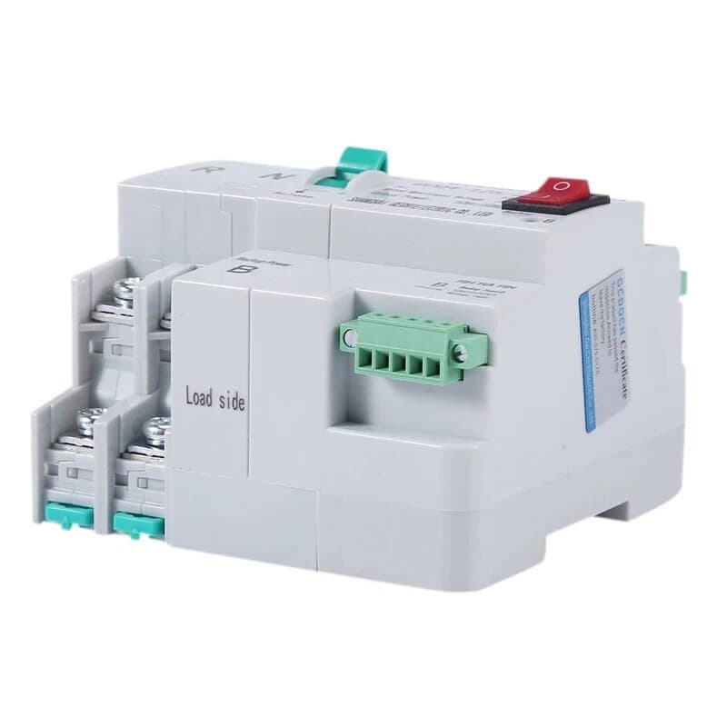 ATS 2P 63A, 100A Dual Power ATS เบรกเกอร์สวิทช์ไฟฟ้า ats Automatic transfer switch switch เวลาในการเปลี่ยนน้อยกว่า 30ms รูปที่ 4