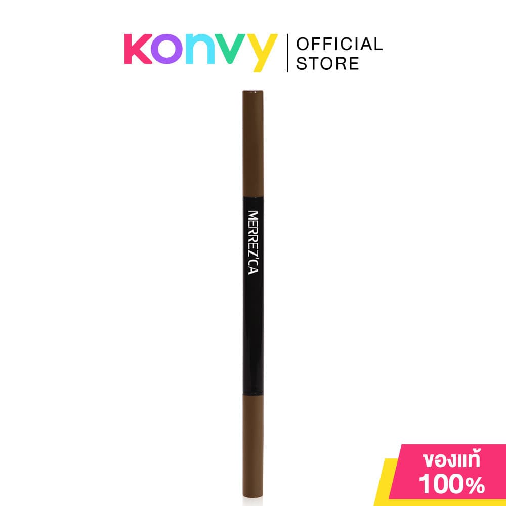 Merrezca Slim Line Eyebrow Pencil 0.05g เมอร์เรซกา ดินสอเขียนคิ้วเนื้อนุ่มลื่น. รูปที่ 3