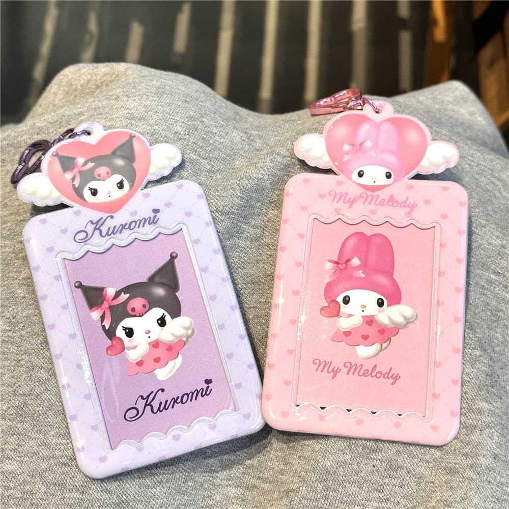 จี้ PVC รูปหัวใจน่ารัก ขนาด 10 ซม. สําหรับใส่บัตรอาหาร โฟโต้การ์ด รูปที่ 3