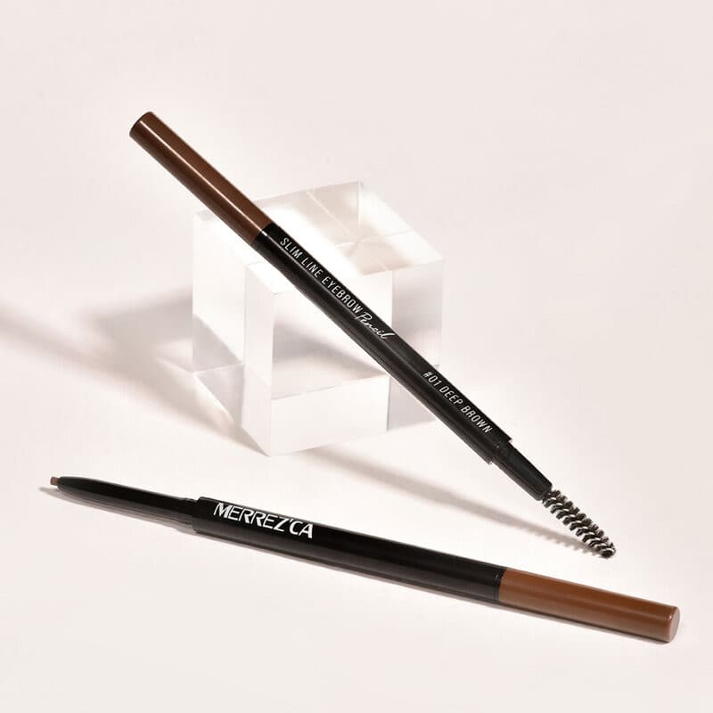 Merrezca Slim Line Eyebrow Pencil 0.05g เมอร์เรซกา ดินสอเขียนคิ้วเนื้อนุ่มลื่น. รูปที่ 5
