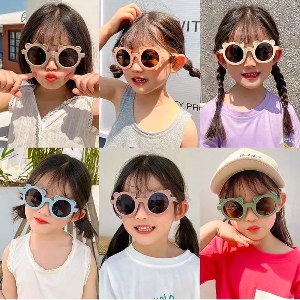 LAKOE แว่นกันแดด แว่นตาเด็ก แว่นตากันแดด แว่นแฟนซี ป้องกันรังสียูวี แฟชั่นสำหรับเด็ก รูปที่ 4
