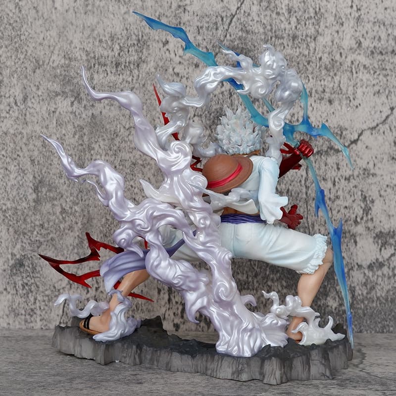 จัดส่งจากประเทศไทย โมเดลฟิกเกอร์ อนิเมะ One Piece Gear 5 Luffy Sun God Nika 5th 21 ซม. ของขวัญ สําหรับตกแต่งบ้าน รถยนต์ รูปที่ 7