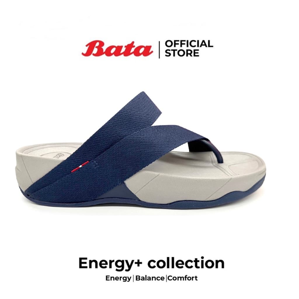 Bata บาจา Energy+ MIDNIGHT BLUE COLLECTION รองเท้าสายผ้าไนลอแบบสวมยอดฮิตหรับผู้หญิง สีน้ำเงิน รหัส 5719344 รูปที่ 3