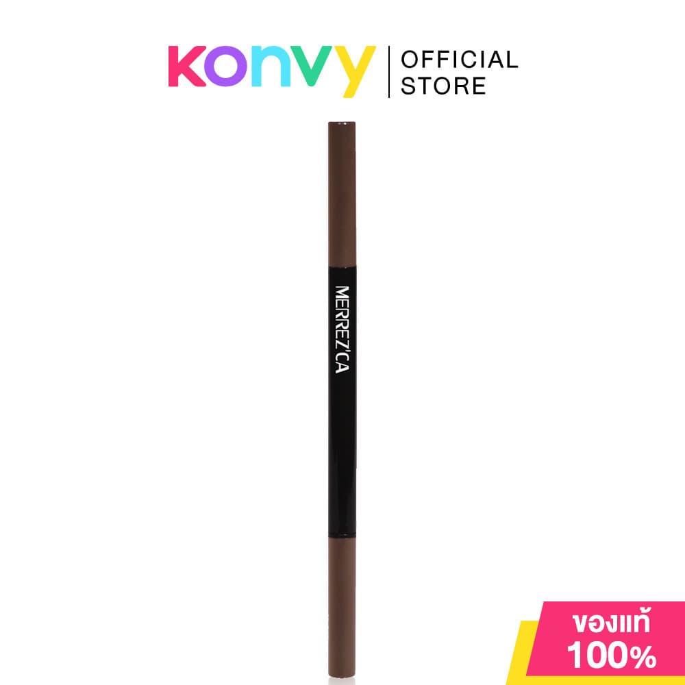 Merrezca Slim Line Eyebrow Pencil 0.05g เมอร์เรซกา ดินสอเขียนคิ้วเนื้อนุ่มลื่น. รูปที่ 2