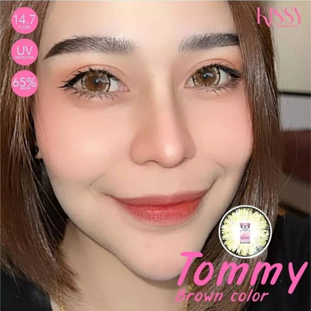คอนแทคเลนส์ ตาโต Tommy ค่าอมน้ำ 65 % เกล็ดหิมะเกล็ดน้ำแข็ง บิ๊กอายลายฮิตสุด ตาเป็นประกาย รูปที่ 4