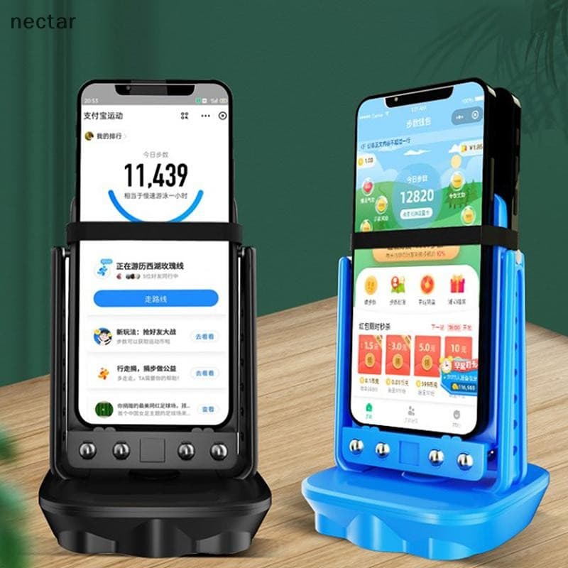 TAR อัตโนมัติ Swing Shake โทรศัพท์ Wiggler บันทึก Step Artifact Motion Brush Step Pedometer ผู้ถือโทรศัพท์มือถือขาตั้ง N รูปที่ 1