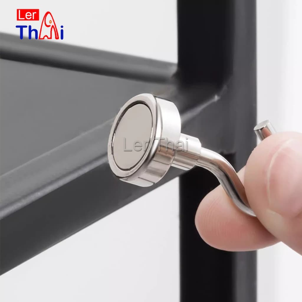 LerThai ตะขอแม่เหล็ก ใช้เกี่ยว ที่แขวนของ Magnetic Hooks รูปที่ 5