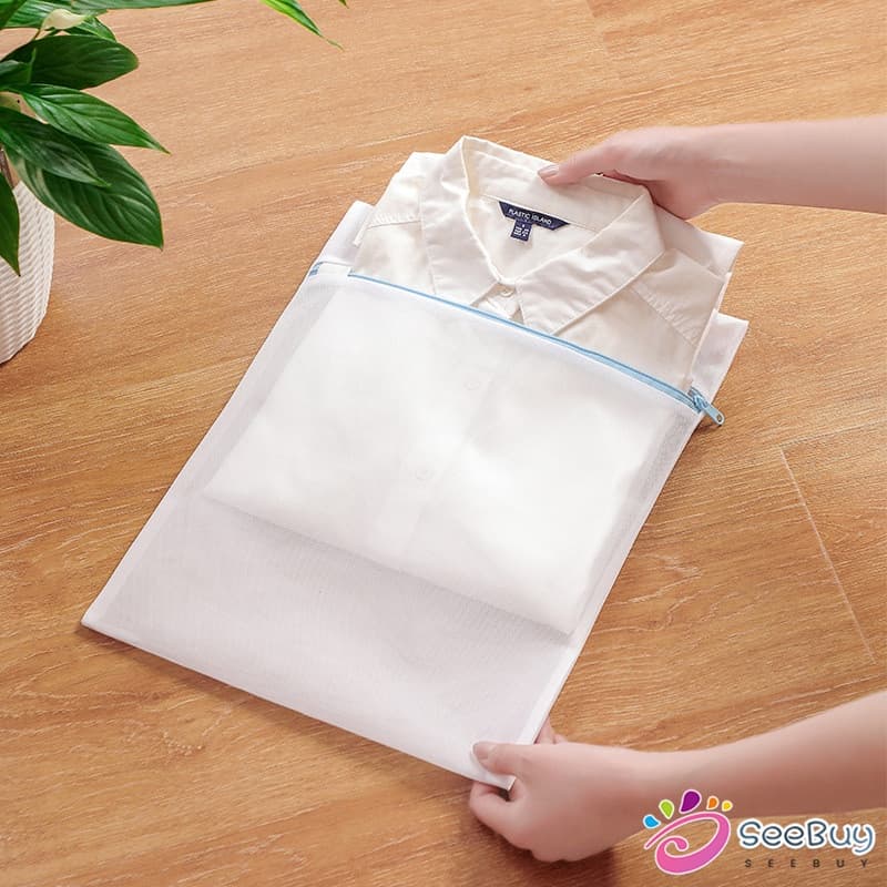 SUY ถุงซักผ้า เนื้อละเอียด ถุงซักถนอมผ้า laundry bag รูปที่ 3