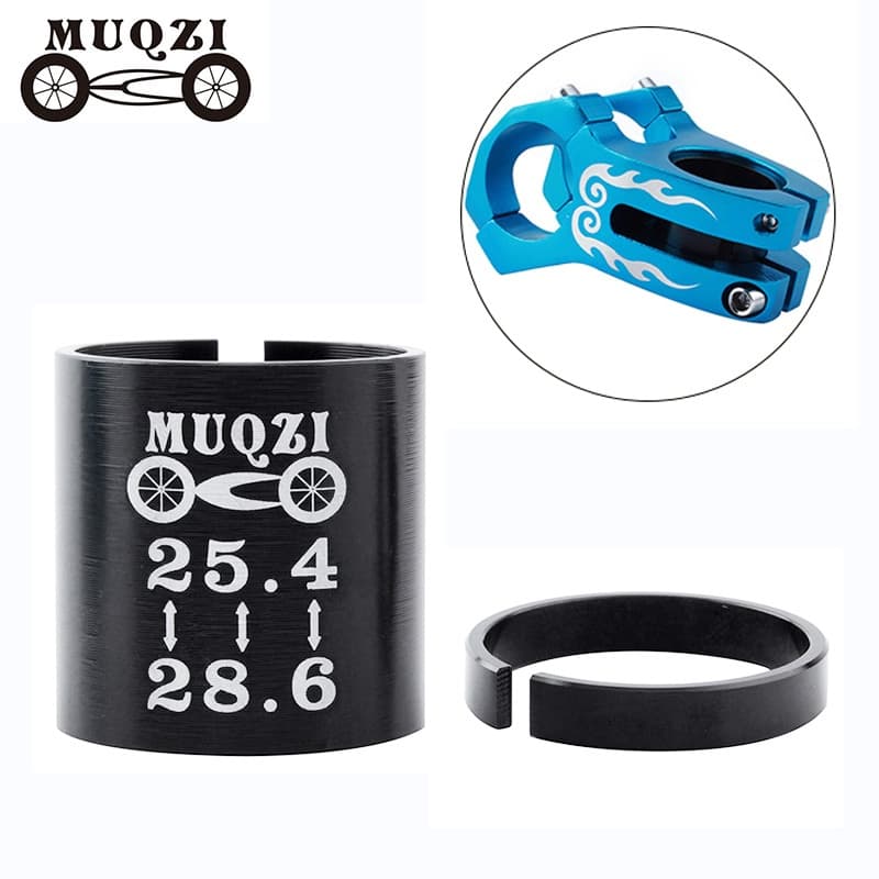 Muqzi แหวนอะแดปเตอร์แปลงตะเกียบจักรยาน อะลูมิเนียมอัลลอย 25.4 เป็น 28.6 มม. 28.6 เป็น 31.8 มม. รูปที่ 1