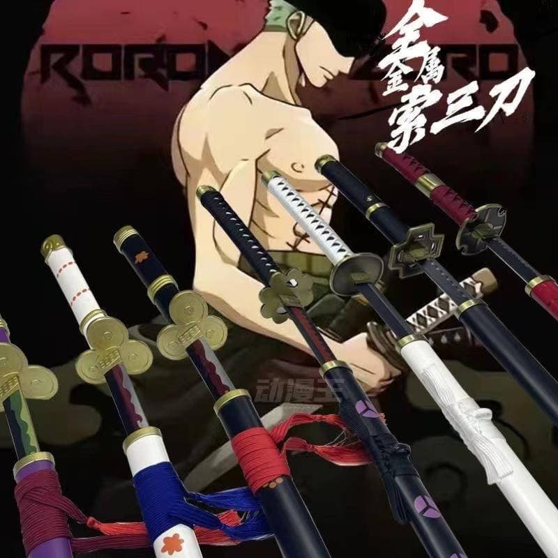 จัดส่งจากประเทศไทย One Piece ดาบซามูไร ดาบคาตานะ ดาบ ดาบพิฆาตอสูร ดาบของเล่น ของเล่น ดาบไม้ รูปที่ 9