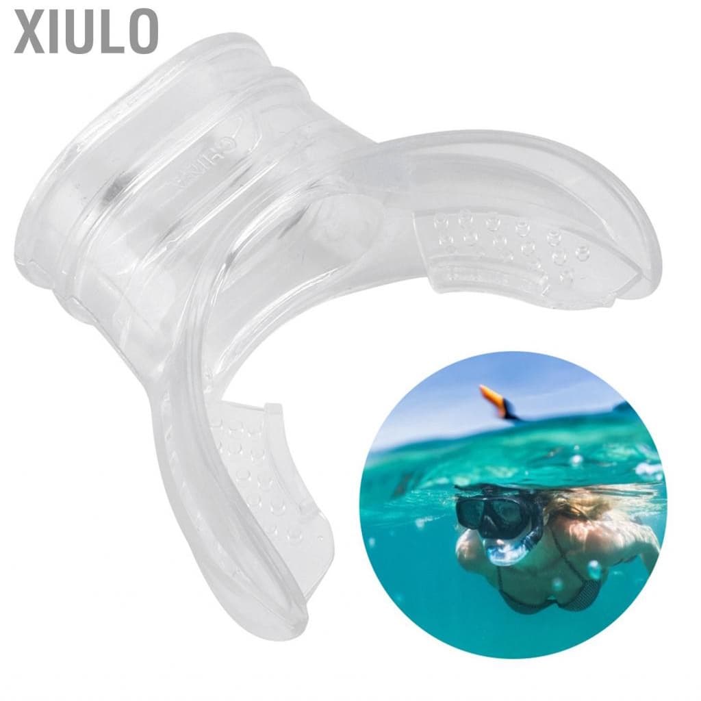 Xiulo ใหม่ Scuba Choice ดำน้ำโปร่งใส PVC Comfort Bite Mouthpiece รูปที่ 3
