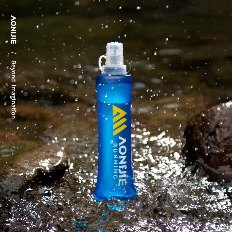 AONIJIE SD30 250ml 500ml Soft Water Flask Folding Collapsible Bottle TPU BPA Free For Running Bag Wait Pack รูปที่ 4